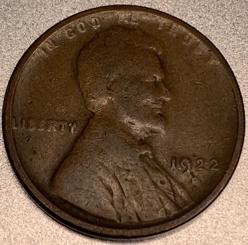 1922-D Lincoln Wheat Cent ~ VERY GOOD (VG) Condition - SR356
