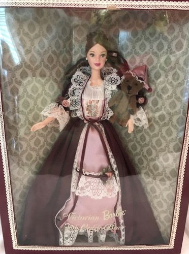 Mattel VICTORIAN BARBIE Doll with CEDRIC BEAR 1999 Collector Edition 25526 NIB - Picture 2 of 11