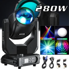 280W RGBW Moving Head Light Gobo LED Beam Stage Spotlighting DJ Disco Show DMX