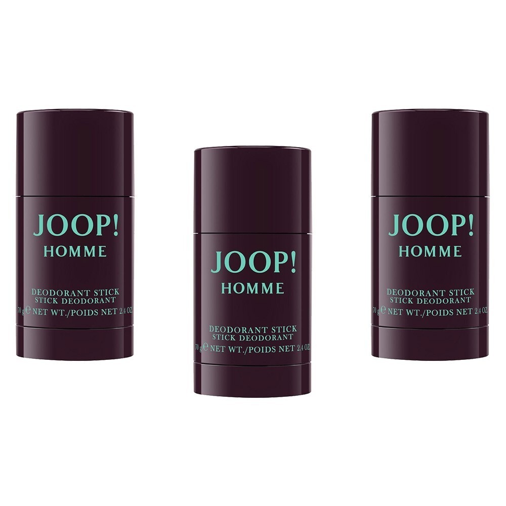 3pz Joop! Homme deodorante stick uomo profumato igiene fragranza legnosa 70g
