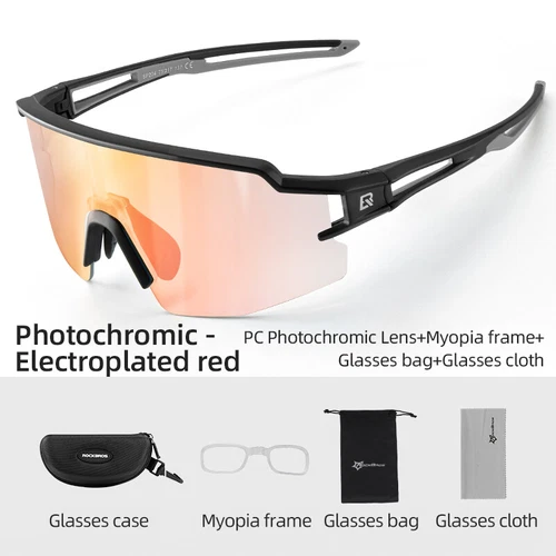 RockBros Photochromatic Polarised Cycling Glasses Outdoor Sport Sunglasses UV400