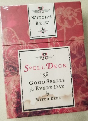Spell Deck : 36 Good Spells for Every Day by Witch Bree (2004, Cards,Flash Cards