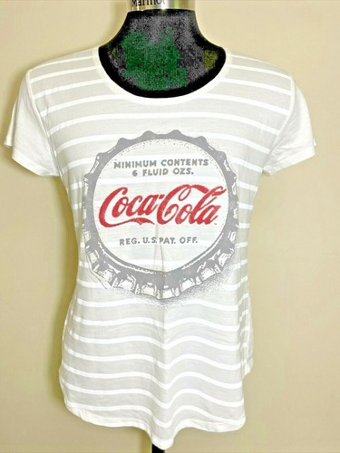 Coca Cola Logo Cap T-Shirt White 