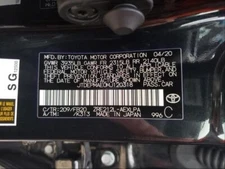 Driver Left Sun Visor With Illumination Extender Fits 20 C-HR 263193