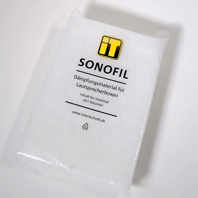 Intertechnik Sonofil weiß Dämpfungsmaterial ca. 20 Liter Volumen 090157-02