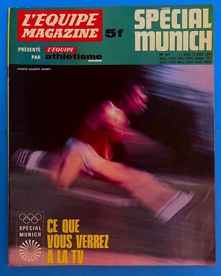 DAS TEAM MAGAZIN Nr. 41 SPECIAL GUIDE DER OLYMPISCHEN SOMMERSPIELE MÜNCHEN 1972 SPITZ