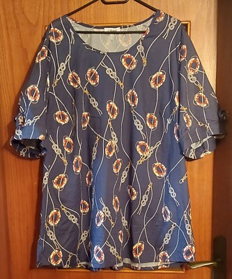 Damen Bluse/Gr.52/Kjbrand/Blau 