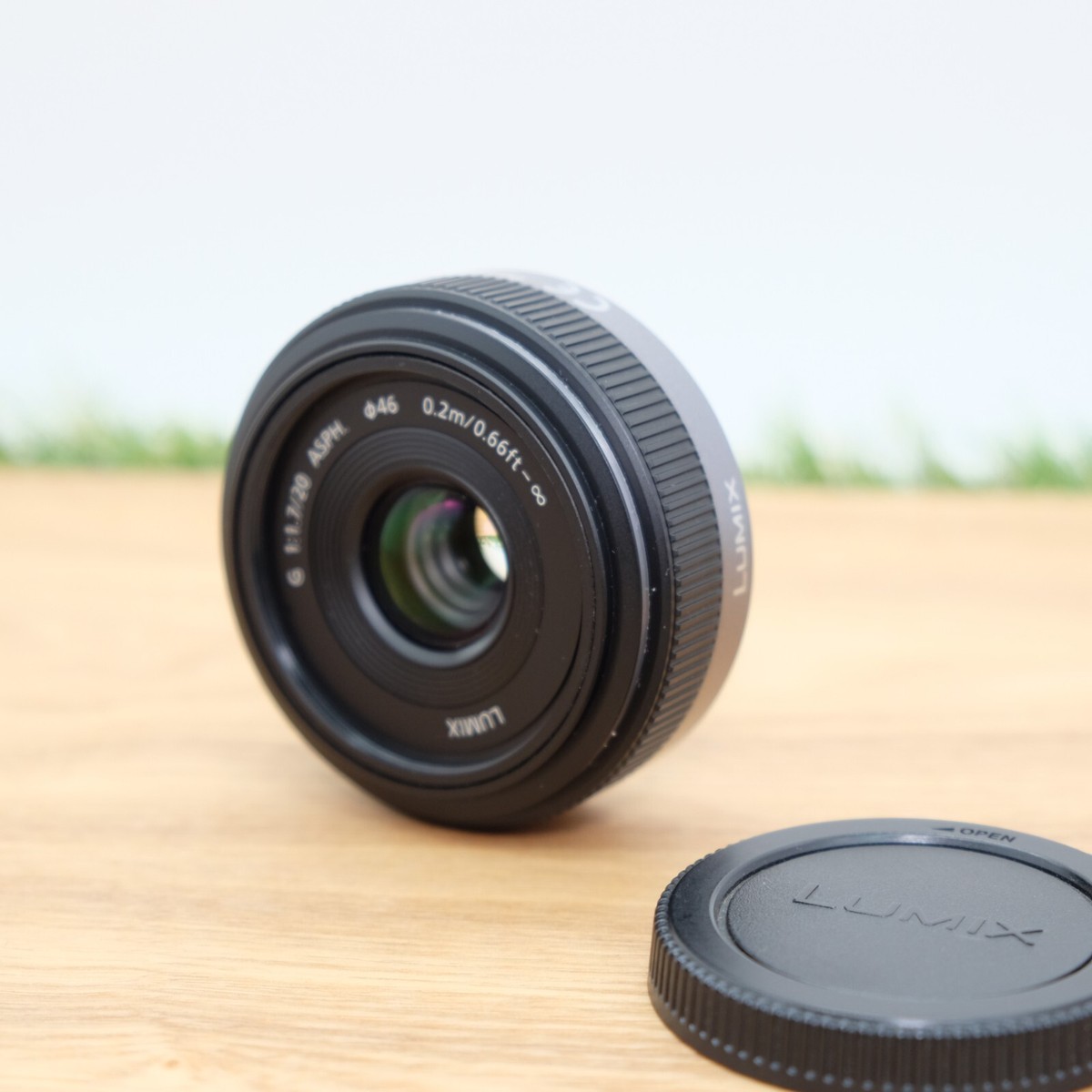 Panasonic LUMIX G 20mm f/1.7 ASPH H-H020 Lens Black W/ Box Japan