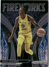 2022-23 Panini Prizm WNBA Fireworks Nneka Ogwumike Los Angeles Sparks #11 Insert