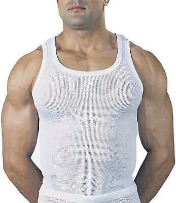 NEW Mens Sleeveless 100% Cotton Vest Top Size S M L XL
