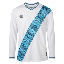 NEW Oficial Umbro Guatemala Men's Home Long Sleeve Jersey 2023 2024