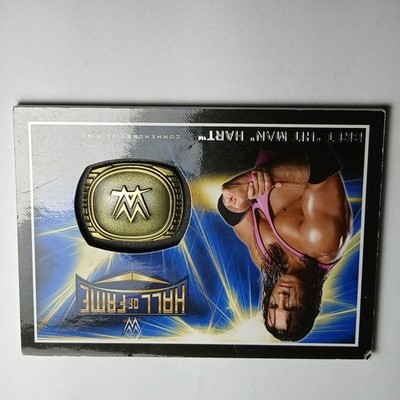 Brett Hart HOF Commemorative Ring Relic 2016 Topps WWE #/275 RARE