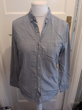 Mens Frederik Anderson Size M Blue Long Sleeved Shirt