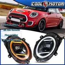 LH+RH LED Scheinwerfer F�r BMW Mini Cooper F55 F56 F57 2014-2024 RGB Animation