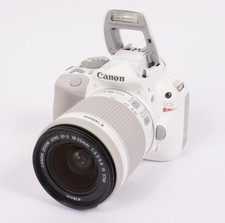 Canon EOS Rebel SL1 18.0MP Digital SLR Camera - White with EF-S 18-55mm STM Lens