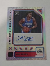 2023-24 Panini Donruss - Signature Series Kobe Brown #SS-BRO (AU, RC)