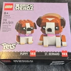 LEGO BrickHeadz Pets St. Bernard 40543 Complete Set, 236pcs, Puppy
