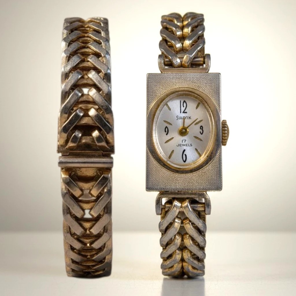 SWANK VINTAGE LADIES MECHANICAL (17 JEWELS), HAND WINDING, TANK