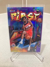 2025-26 Topps Finest Trey Johnson III RC First /125 Rookie #F-6 Wizards
