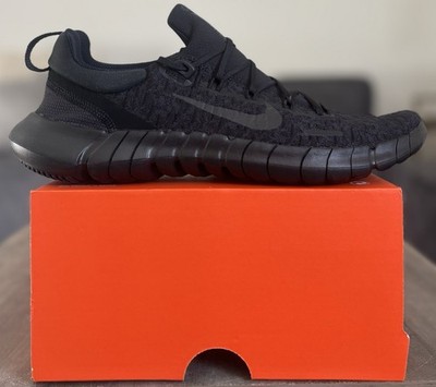 Size 8.5 - Nike Free Run 5.0 Next Nature Black Off Noir 