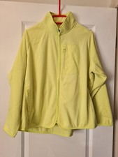 Marks  Spencer- lime polyester fleece jacket/top. UK 22, EU 50.BNWT. RRP- 25  .