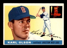 1955 Topps #72 Karl Olson   EXMT X3235464