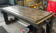 8ft X 3ft TEE SLOTTED ENGINEERS CAST IRON SURFACE TABLE MARKING OUT WELDING