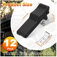 Front Storage Rack Latch Set - 12 Pcs