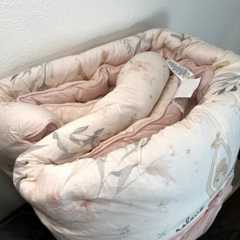 EDREDÓN BAILARINA NIÑOS GRANERO CERÁMICA, DOBLE ~ ROSA RUBOR Foto 2 de 4