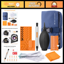 32-in-1 DSLR Camera Lens Cleaning Kit - Pen, Air Blower, Cloths  Swabs, Wipes