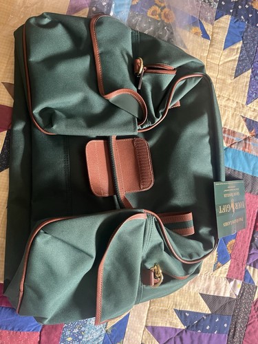 Vintage Ralph Lauren Weekender Soft Duffel Green NWT Polo Bag - Picture 2 of 2