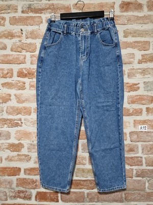 Damen Baggy Jeans mit Gummizug Marke Only / Weite Denim Pferd Low Gr. S 