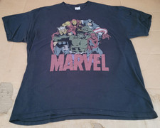 VTG Marvel Avengers IRON MAN Hulk Spider-Man T Shirt Men’s Sz XL FOTL Best  Rare