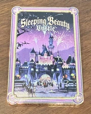WDI Disney Imagineering Hong Kong Attraction Poster Pin- SLEEPING BEAUTY CASTLE 