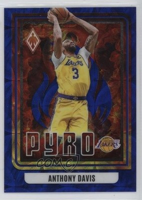 2023-24 Panini Phoenix Pyro International Blue 3/35 Anthony Davis #7 7y2