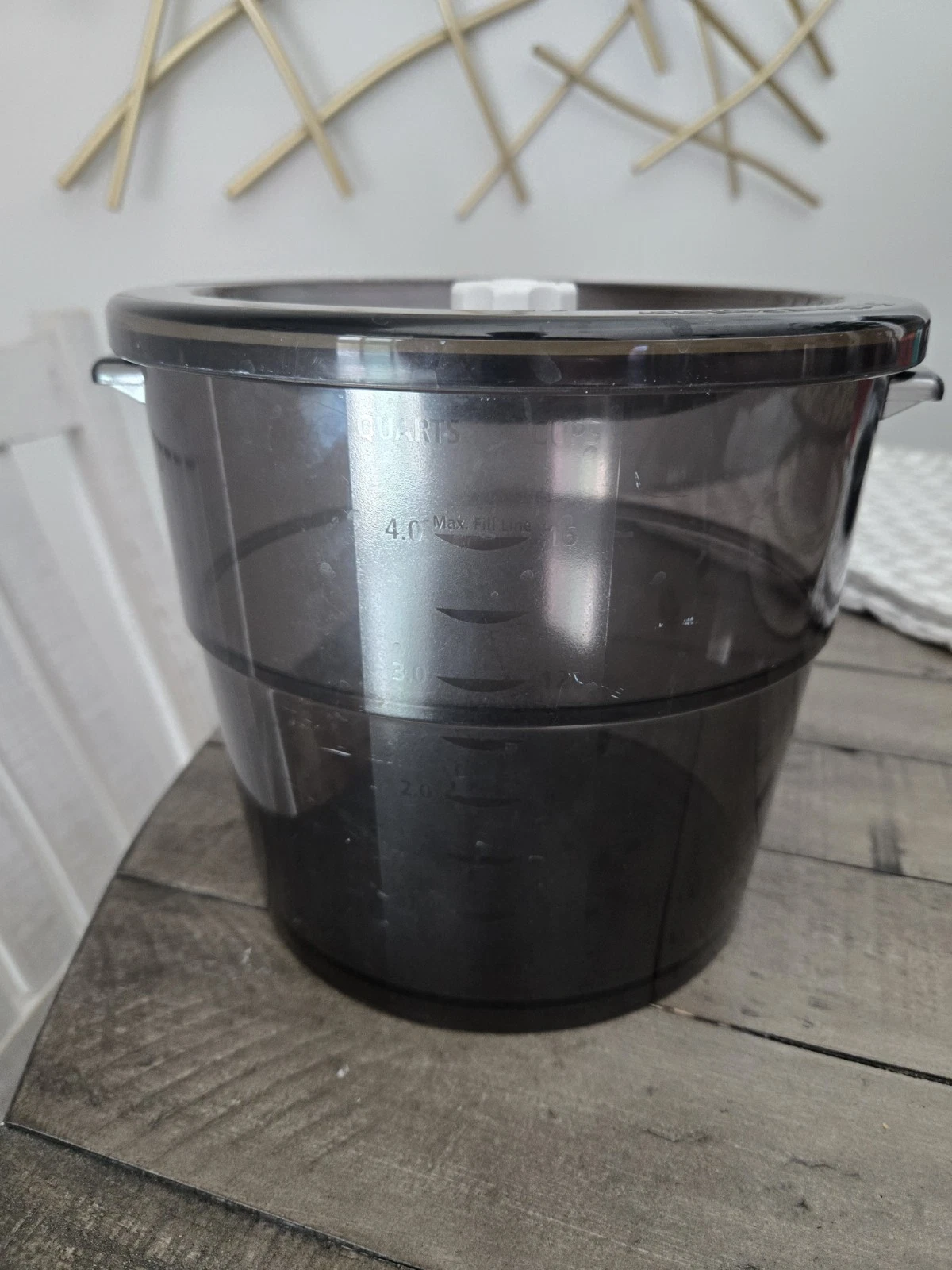 FoodSaver by Tilia Vacuum Canister 4Qt Graduated Markings Smoke color