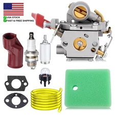 Carburetor For Poulan Pro PP133 PP333 Craftsman Gas Trimmer 33cc Zama C1M-W44