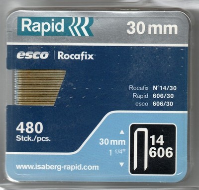 Tacker Klammern Rapid 30mm - 480 Stck-   für  Novus  Rapid  J-170