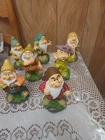 New Disney Snow White Dwarves Gnome Figurines Dopey Grumpy Bashful Doc + More