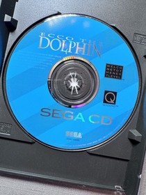ECCO THE DOLPHIN Sega CD VTG w/ Reg Card 1993