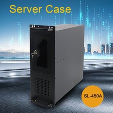 4U Wall Mount Network Cabinet Server Rack Enclosure with Locking Door Side Panel