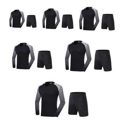 Fußballtorwart- und Shorts-Set, Polyester, professionelles Torwart-Outfit