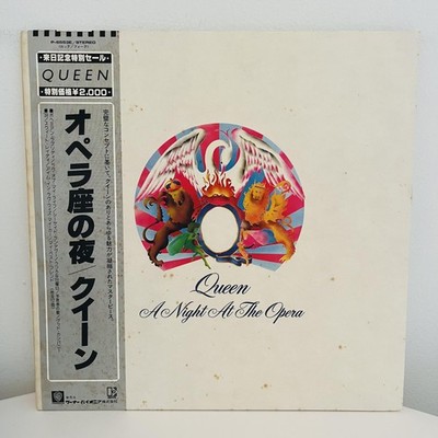 Queen A Night At The Opera 12'' Vinyl LP 1975 Elektra Japan Obi Rock Vintage