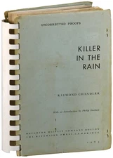 Raymond Chandler-KILLER IN THE RAIN-1964-1ST US ED-UNCORRECTED PROOF COPY-VG+