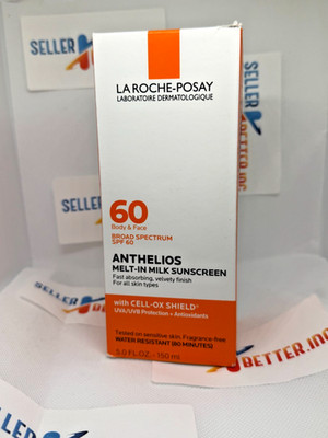 NEW La Roche Posay Anthelios 60 Melt-in Sunscreen Milk 5oz Exp 04/2026+
