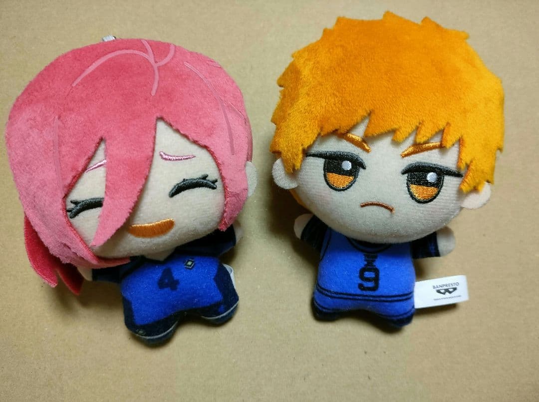 Juego de felpa Hyouma Rensuke Kunigami Blue Lock Chibigurumi triturada