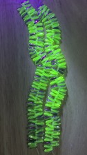 10mm x 3mm Virtral AB And Yellow Translucent Czech Dagger Beads 7inch Strand