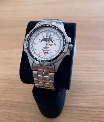 Seiko Tidemaster 6F24-7010 Vintage 1990 Tide Graph Moon Phase Original Bracelet - Bild 1 von 4