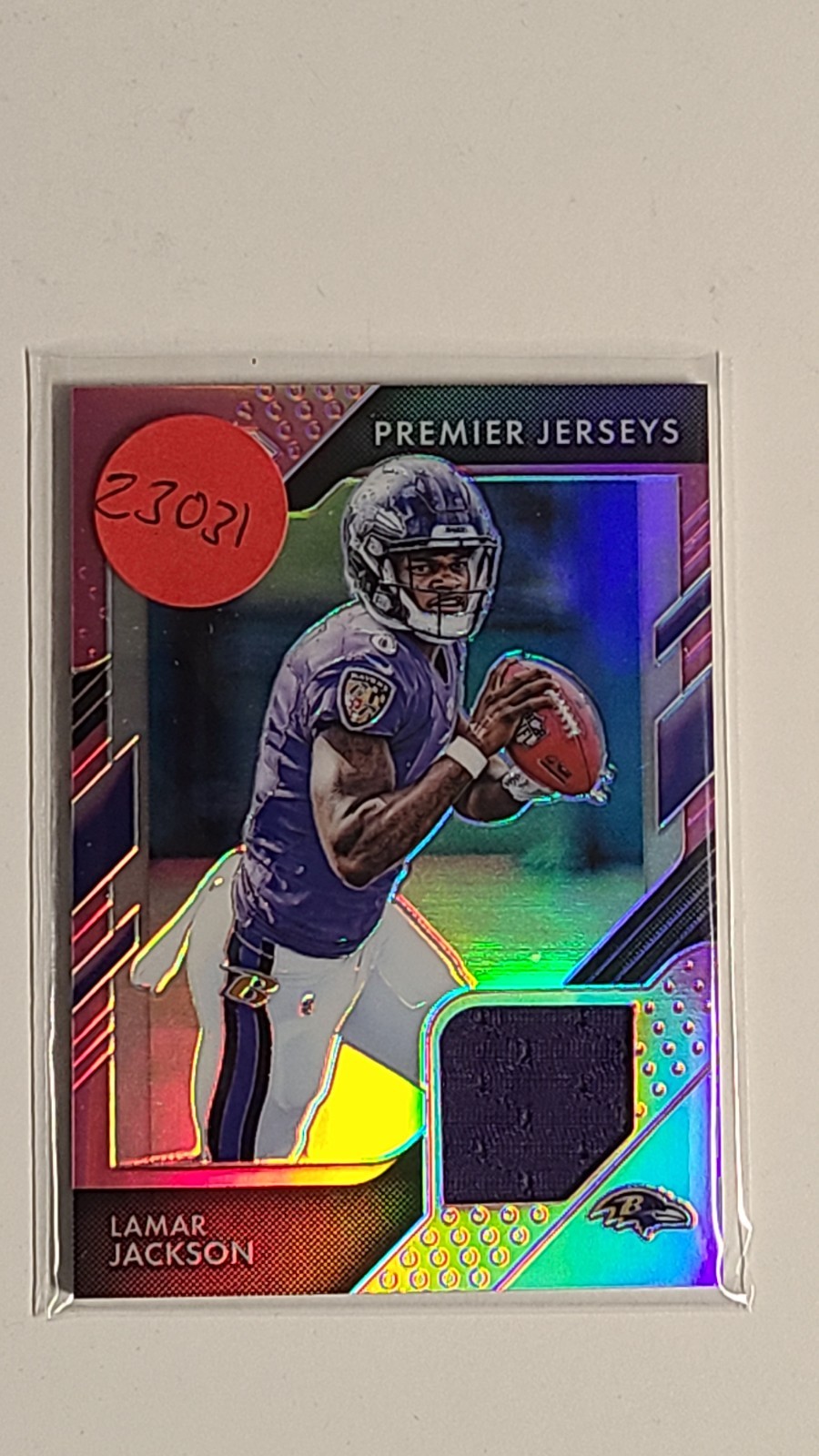 💎 2018 Prizm Lamar Jackson Rookie Premier Jerseys Pink #PP-12 (RC) Ravens