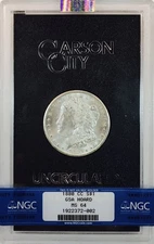 1880 CC MORGAN DOLLAR! NGC MS64! GSA! UNBELIEVABLE! LUSTROUS! BEAUTY! NR #VIP76